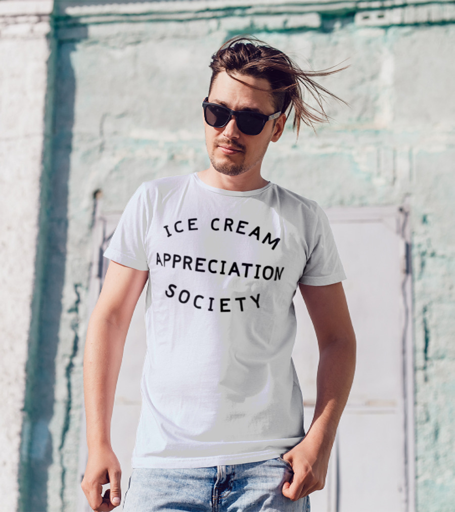 Ice Cream Appreciation Society Classic Membership Emblem T-Shirt