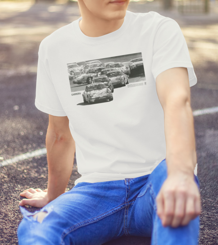 Period Correct Carrera Car Rennen DTM Labatt Euroteam Automobil 1992 1993 Classic Retro Racing Scene T-Shirt