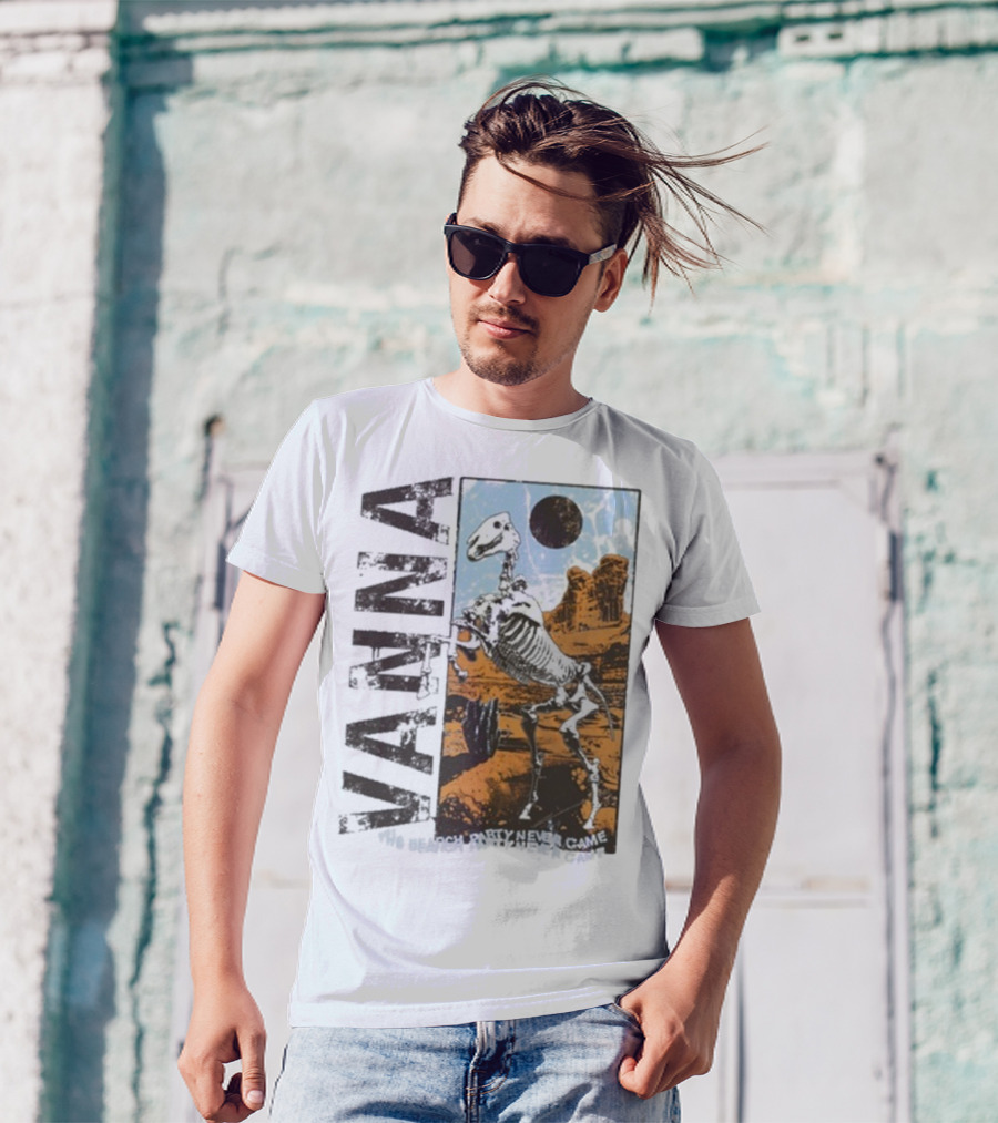 Vanna The Search Party Never Came Skeleton Desert Landscape T-Shirt