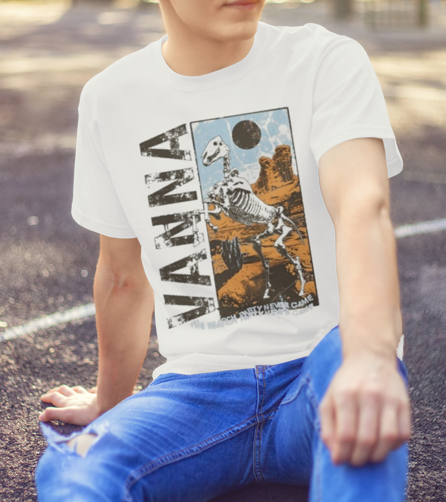 Vanna The Search Party Never Came Skeleton Desert Landscape T-Shirt
