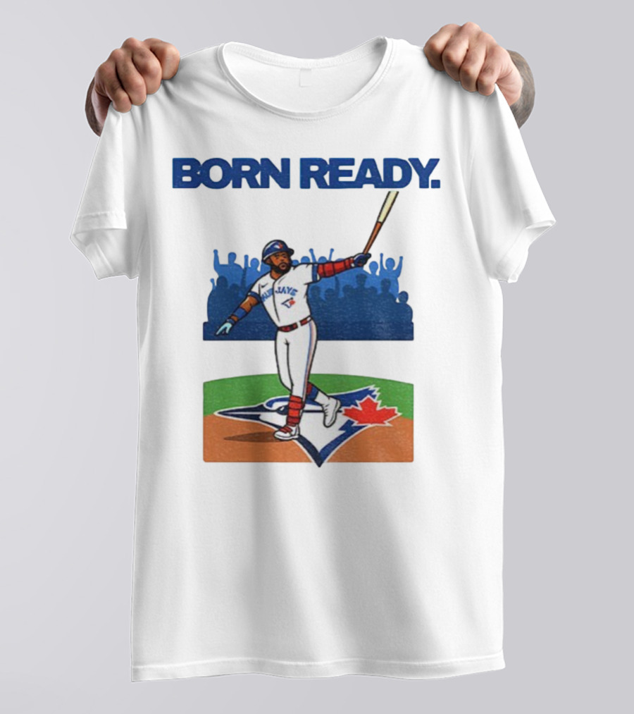 Vladimir Guerrero Jr. Born Ready Toronto Blue Jays MLB Baseball Player T-Shirt
