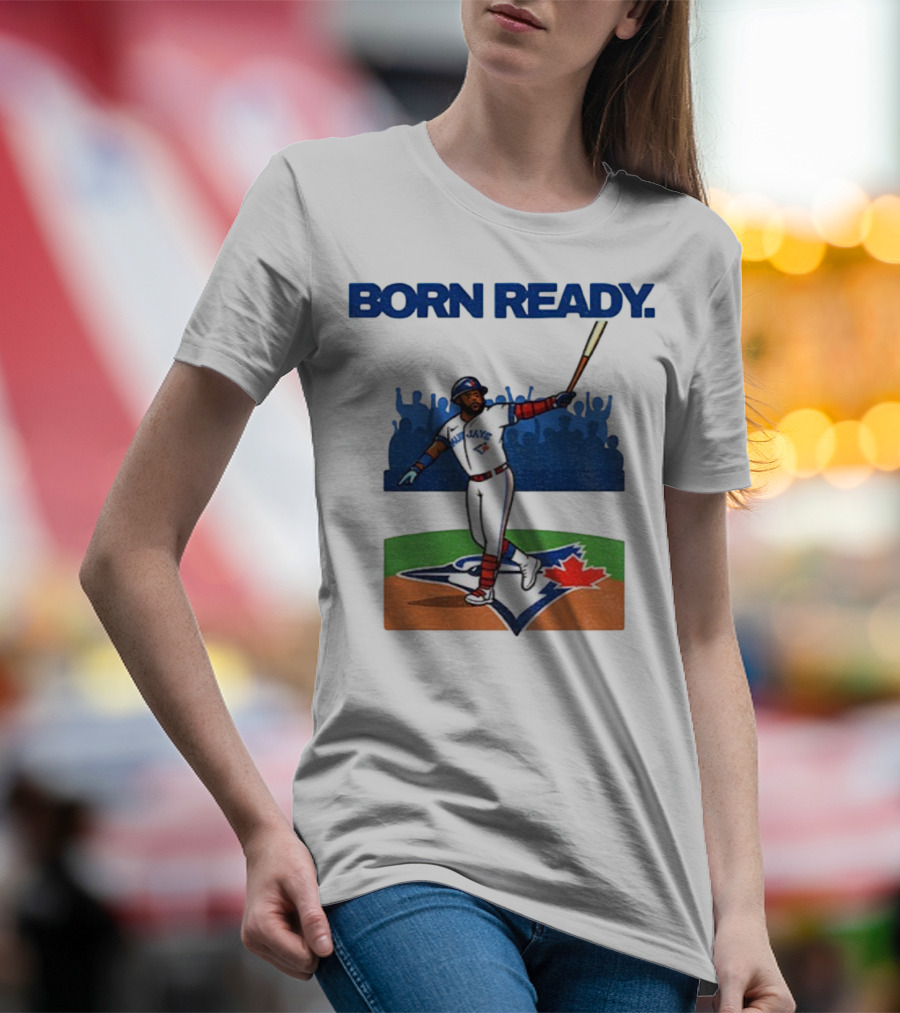 Vladimir Guerrero Jr. Born Ready Toronto Blue Jays MLB Baseball Player T-Shirt