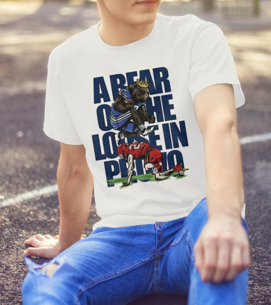 A Bear On The Loose In Provo Jump Over Kansas City Chief T-Shirt