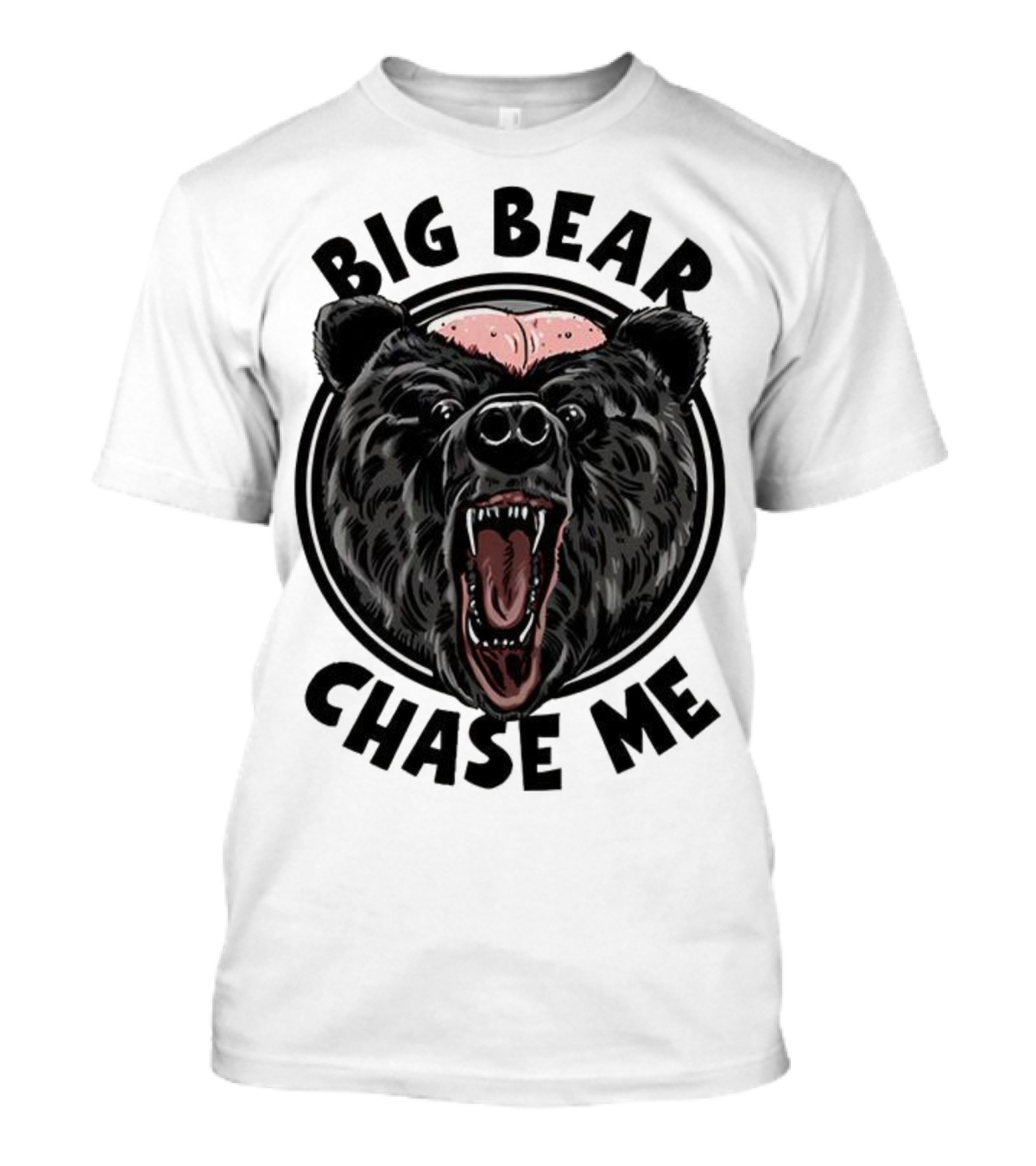 Big Bear Chase Me Bald-Headed Bear Of Claire County T-Shirt