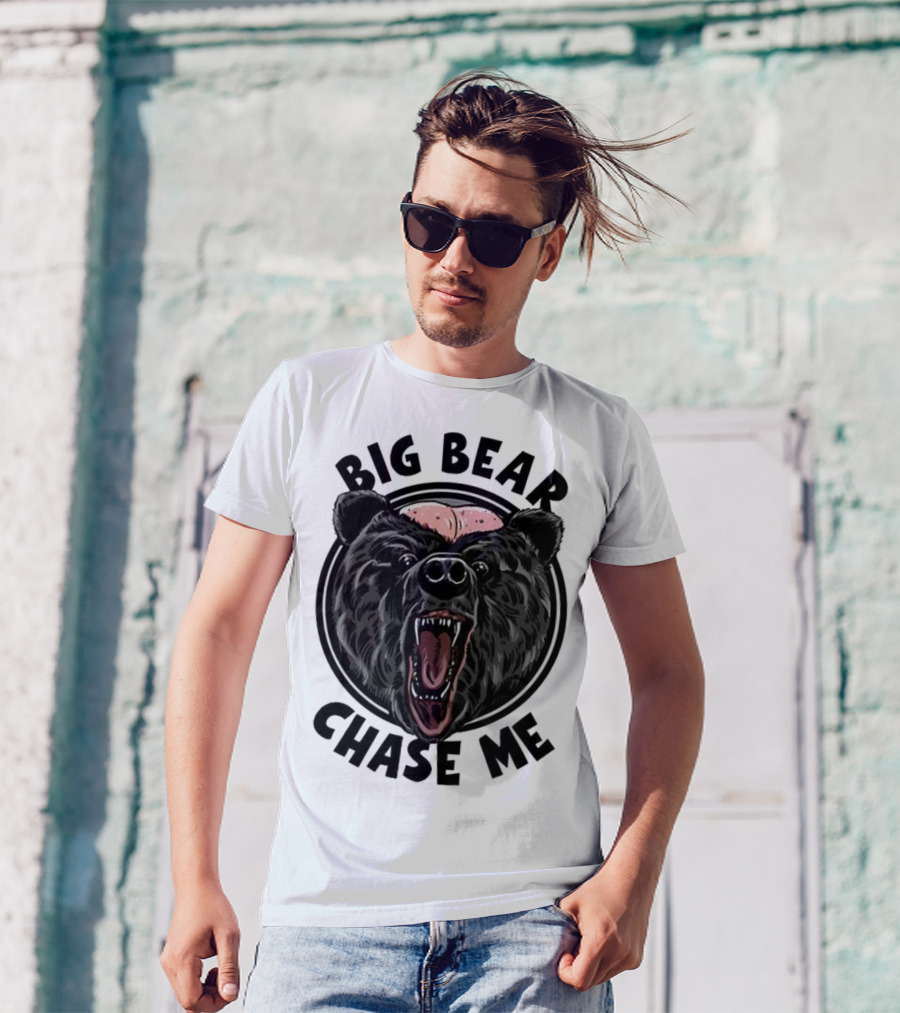 Big Bear Chase Me Bald-Headed Bear Of Claire County T-Shirt