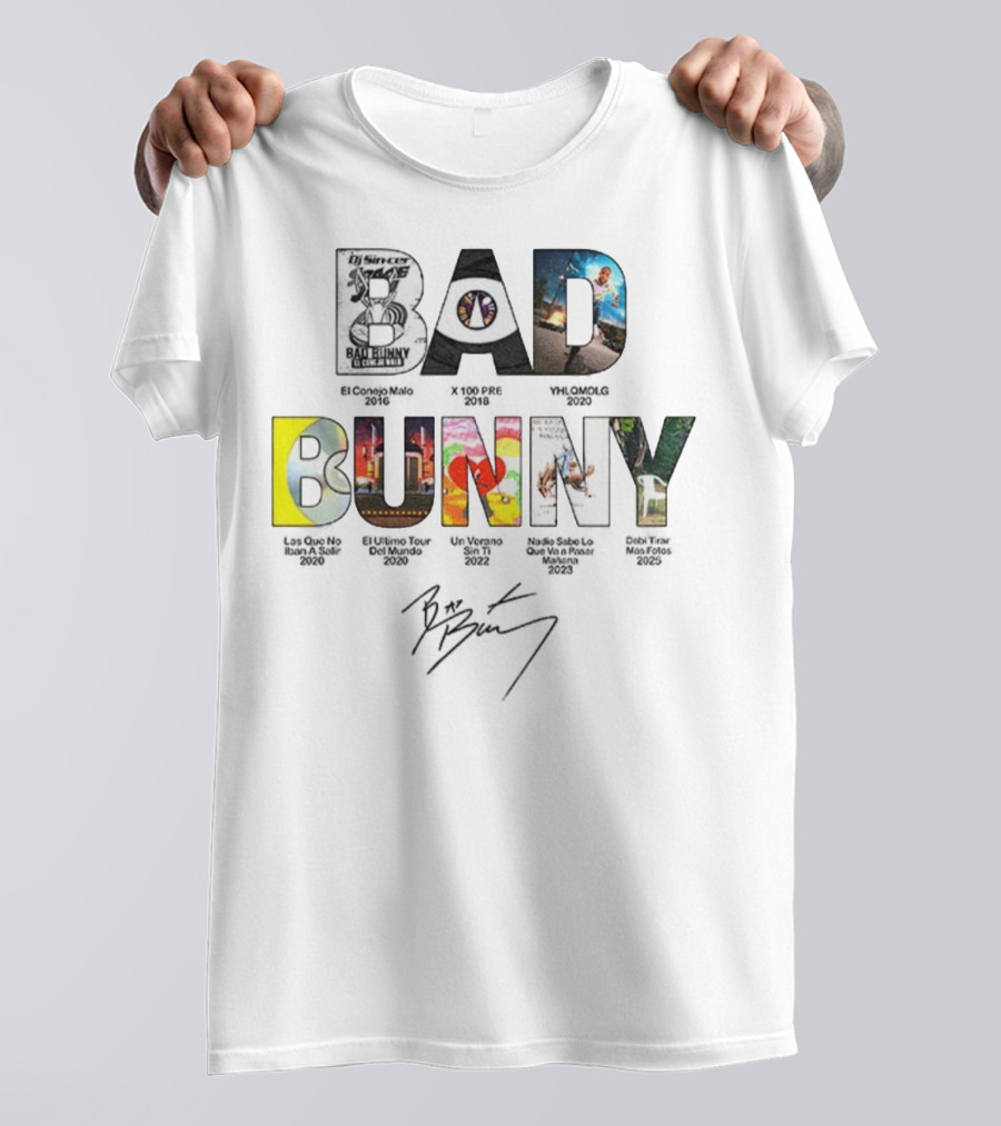 Benito Bowl Bad Bunny Iconic Signature DJ Sinoc Lyrics Event 2023 T-Shirt