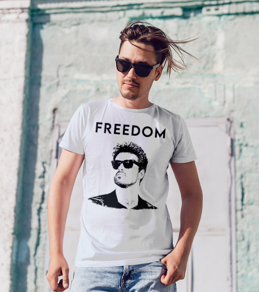 George Michael Freedom Retro Tribute T-Shirt