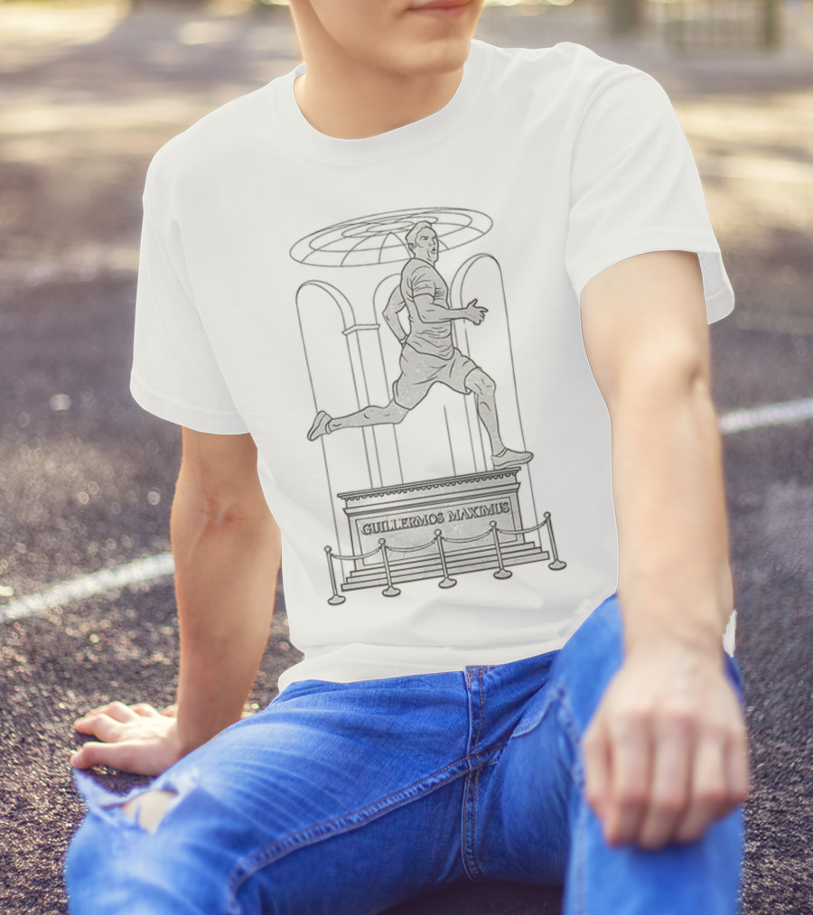 Guillermos Maxiums Running Statue Meme T-Shirt