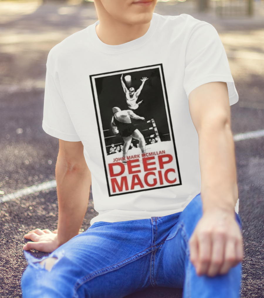 John Mark McMillan Deep Magic Wrestling Illustration T-Shirt
