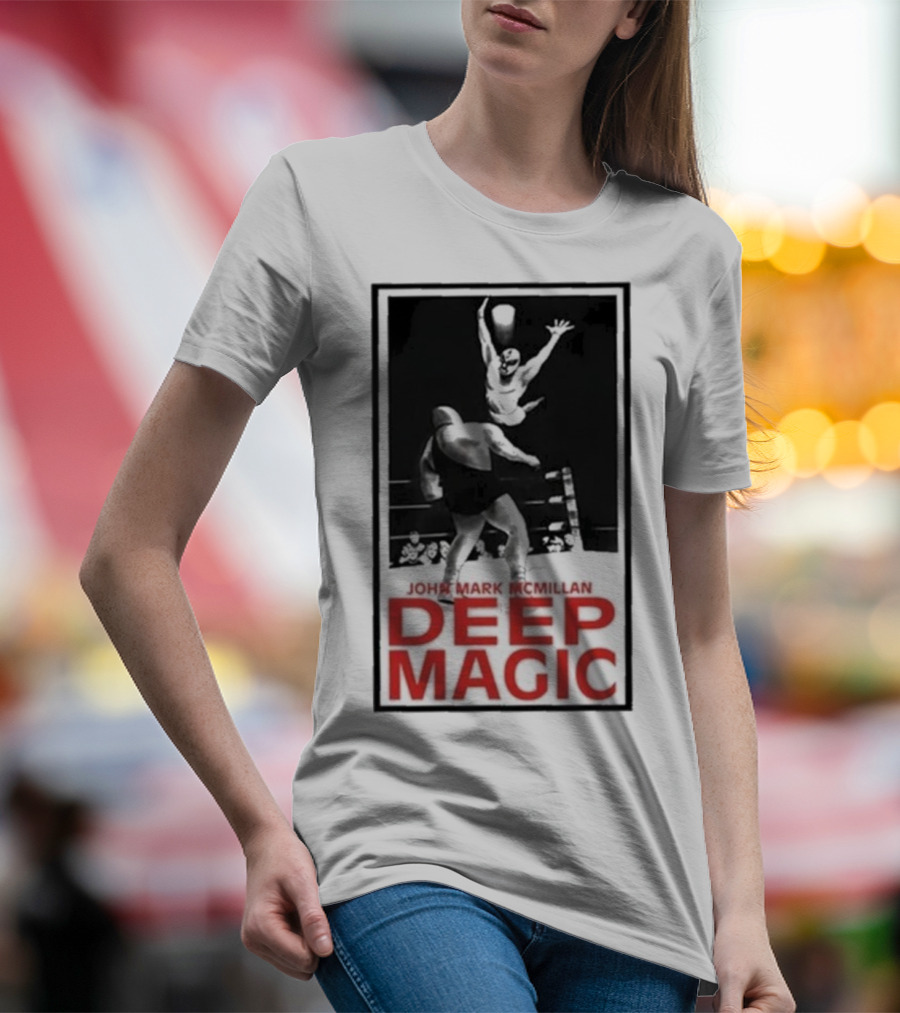 John Mark McMillan Deep Magic Wrestling Illustration T-Shirt