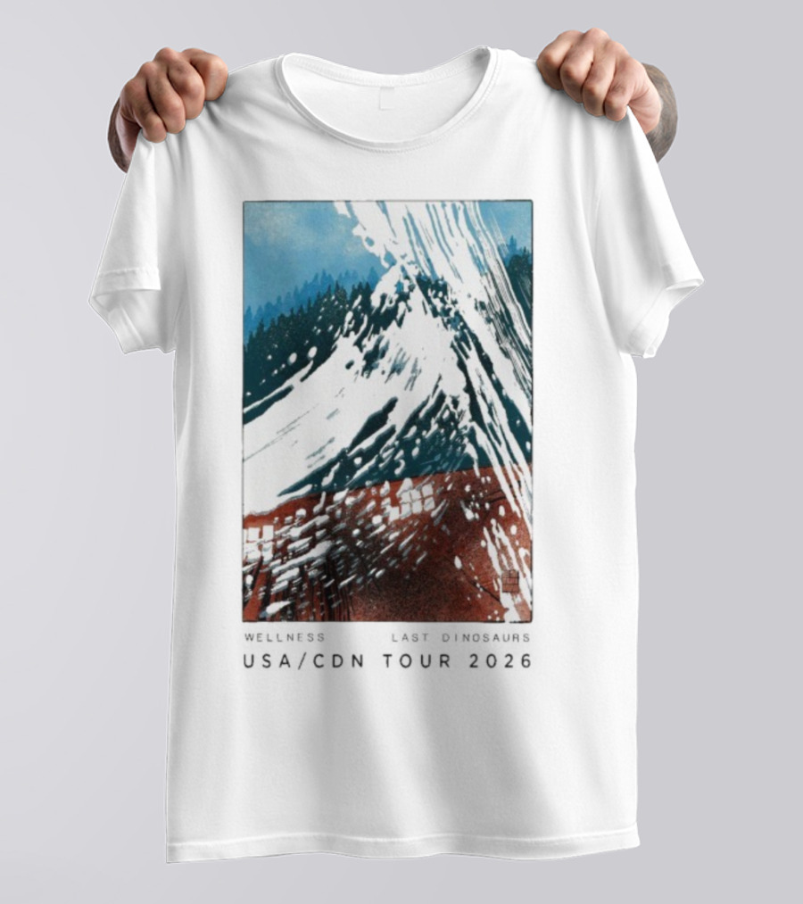 Wellness Last Dinosaurs USA CDN Tour 2026 T-Shirt