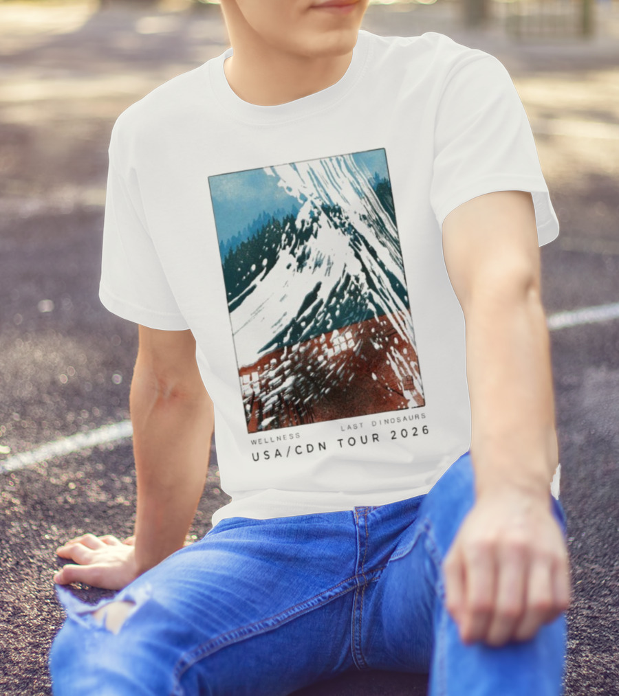 Wellness Last Dinosaurs USA CDN Tour 2026 T-Shirt