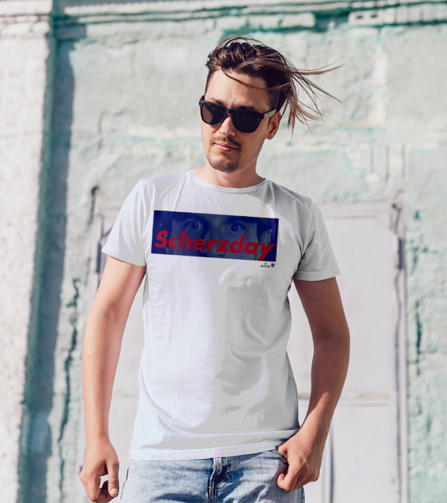 Max Scherzer Scherzday Eyes Toronto Blue Jays T-Shirt