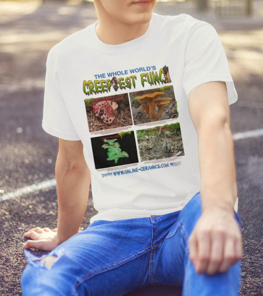 THE WHOLE WORLD'S CREEPIEST FUNG DEAD MAN'S FINGERS BLEEDING TOOTH MUSHROOM理念 T-Shirt