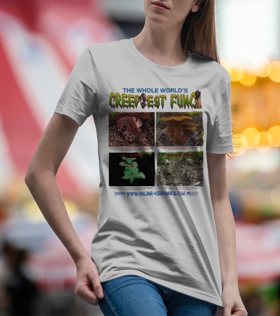 THE WHOLE WORLD'S CREEPIEST FUNG DEAD MAN'S FINGERS BLEEDING TOOTH MUSHROOM理念 T-Shirt
