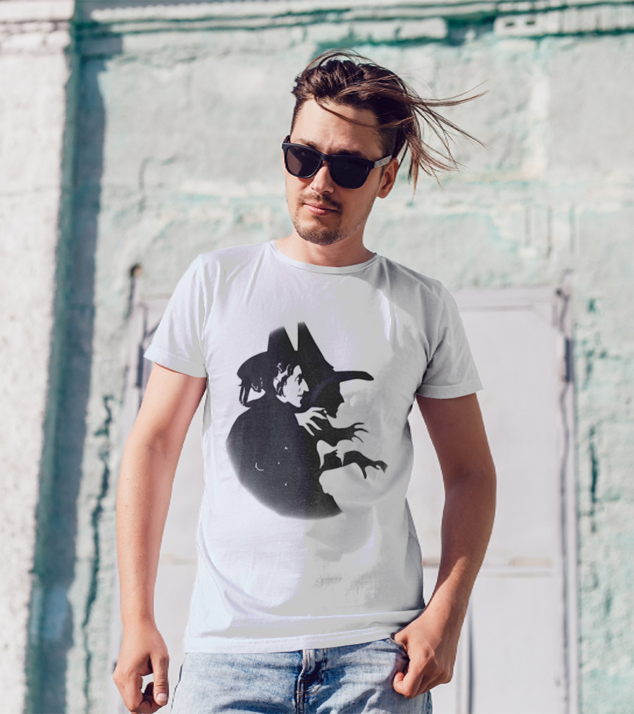 Wicked Witch Of The West Silhouette Halloween Oz Wizard T-Shirt