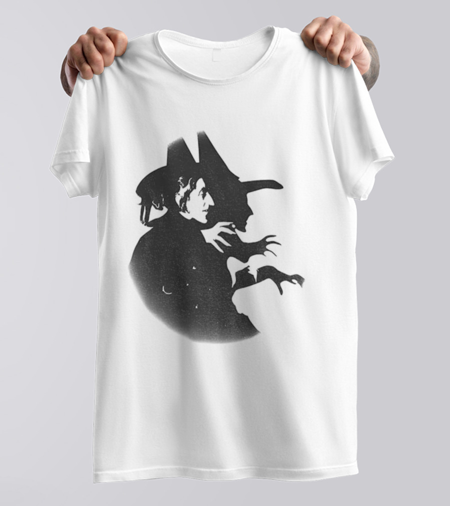Wicked Witch Of The West Silhouette Halloween Oz Wizard T-Shirt