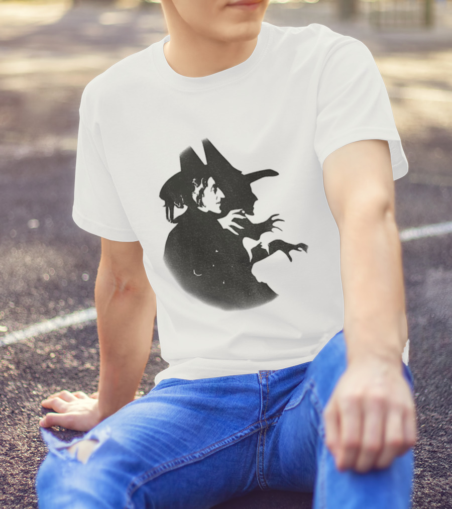 Wicked Witch Of The West Silhouette Halloween Oz Wizard T-Shirt