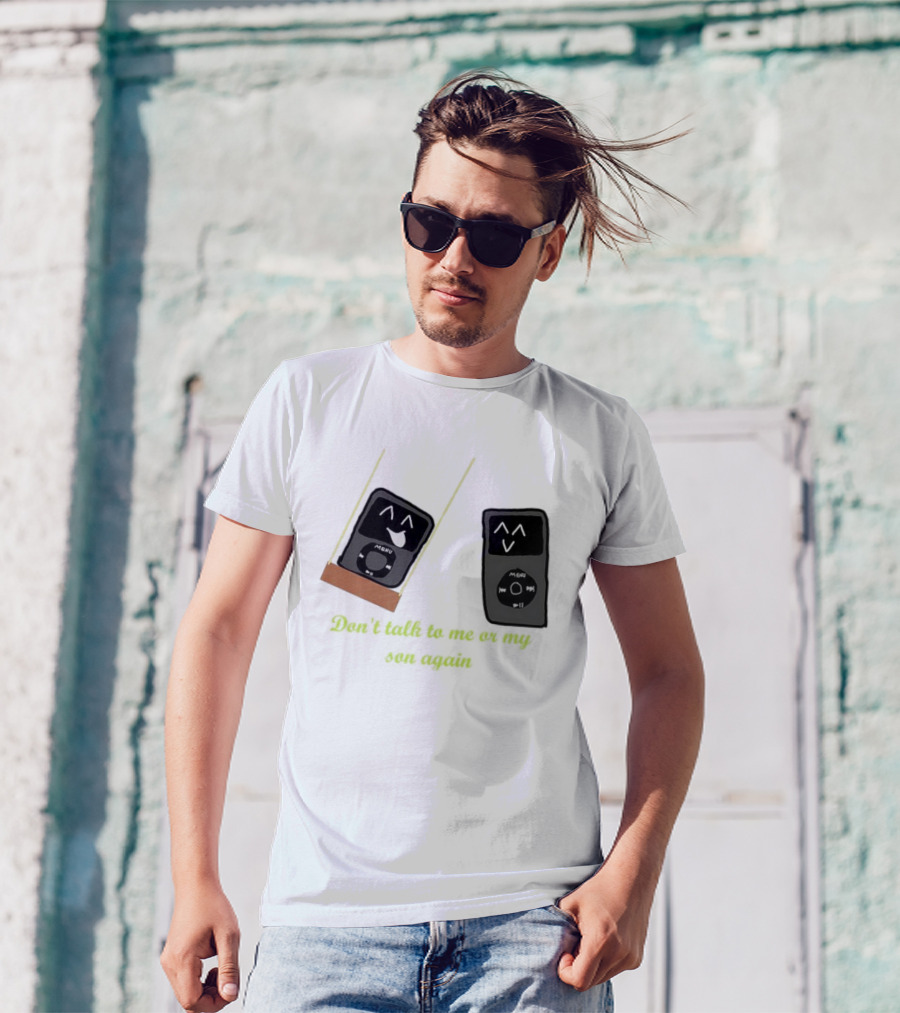 Don’t Talk To Me Or My IPod Again Cute Drawing T-Shirt