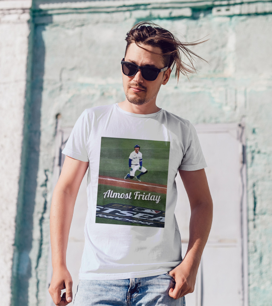 Almost Friday George Springer Jump Toronto Blue Jays Baseball Playoffs T-Shirt