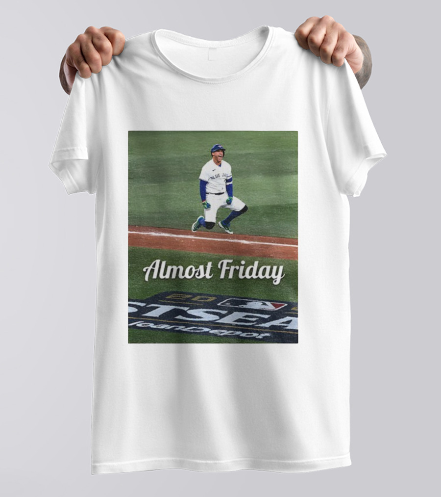 Almost Friday George Springer Jump Toronto Blue Jays Baseball Playoffs T-Shirt