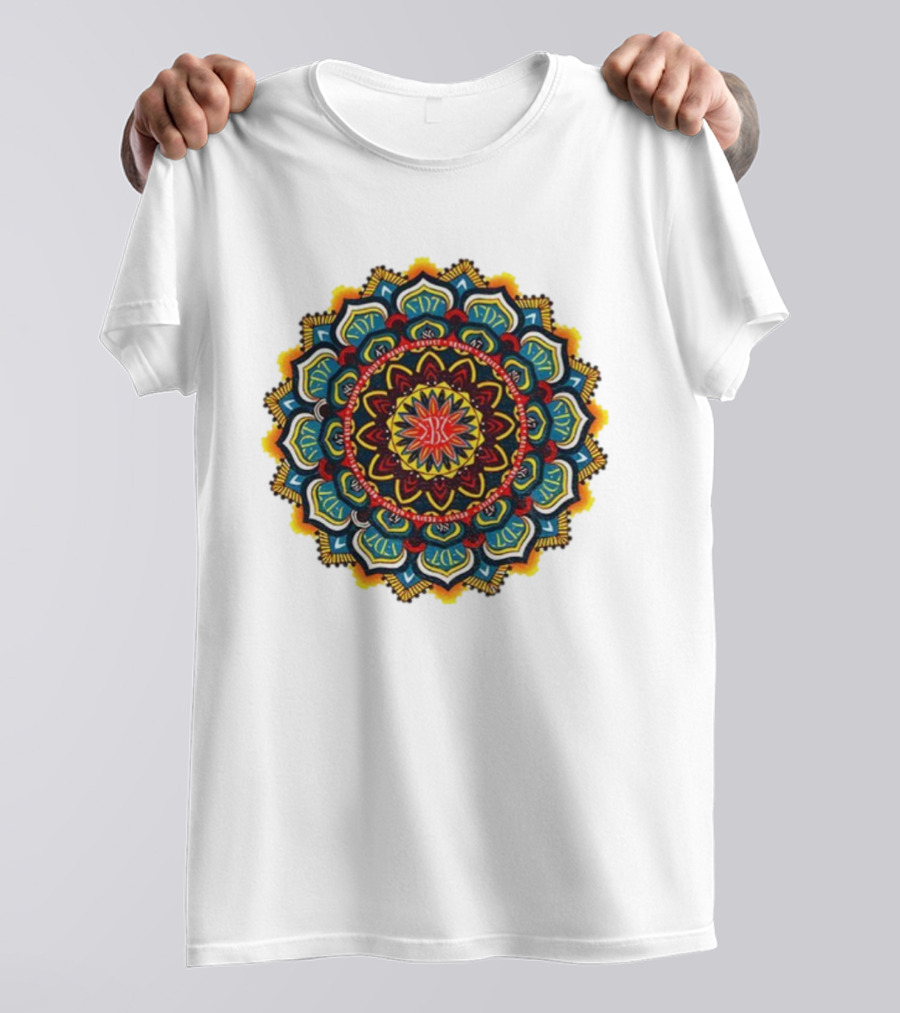 Mandala FDT Anti Trump Feminist Flower Pattern T-Shirt