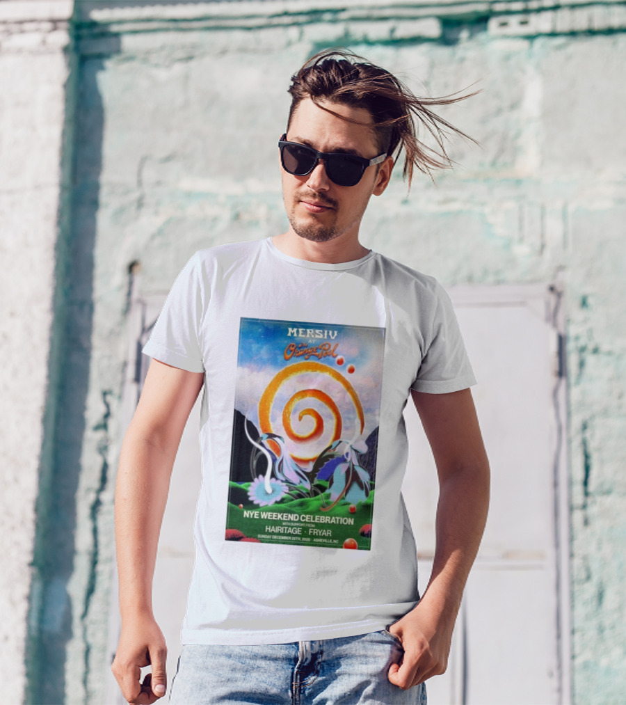 Mersiv At Orange Peel NYE Weekend Celebration Asheville NC December 28 2025 Hairitage And Fryar T-Shirt