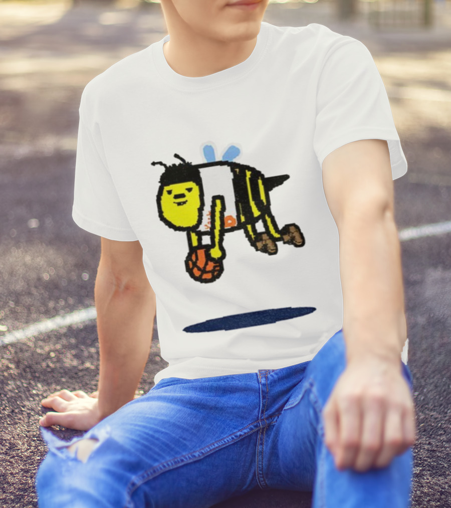 OG Anuno-bee Dribbling Basketball Knicks Paint Style T-Shirt
