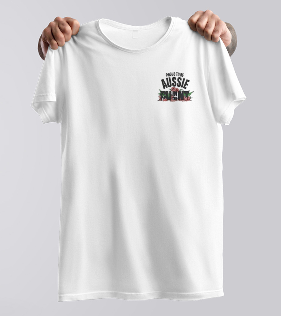 Proud To Be Aussie Australia Flag Map Kangaroo Pride T-Shirt