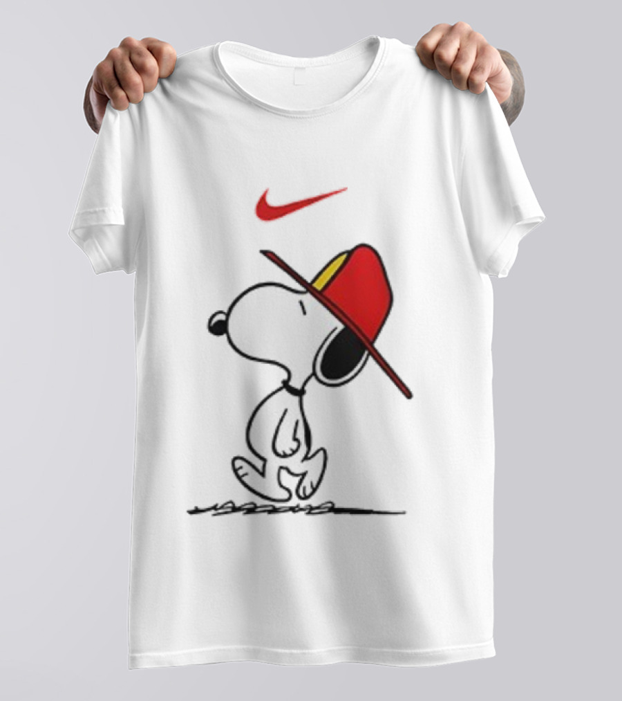 Snoopy Firefighter Nike Once Upon A Time I Was Innocent Then I Joined The Fire Department T-Shirt