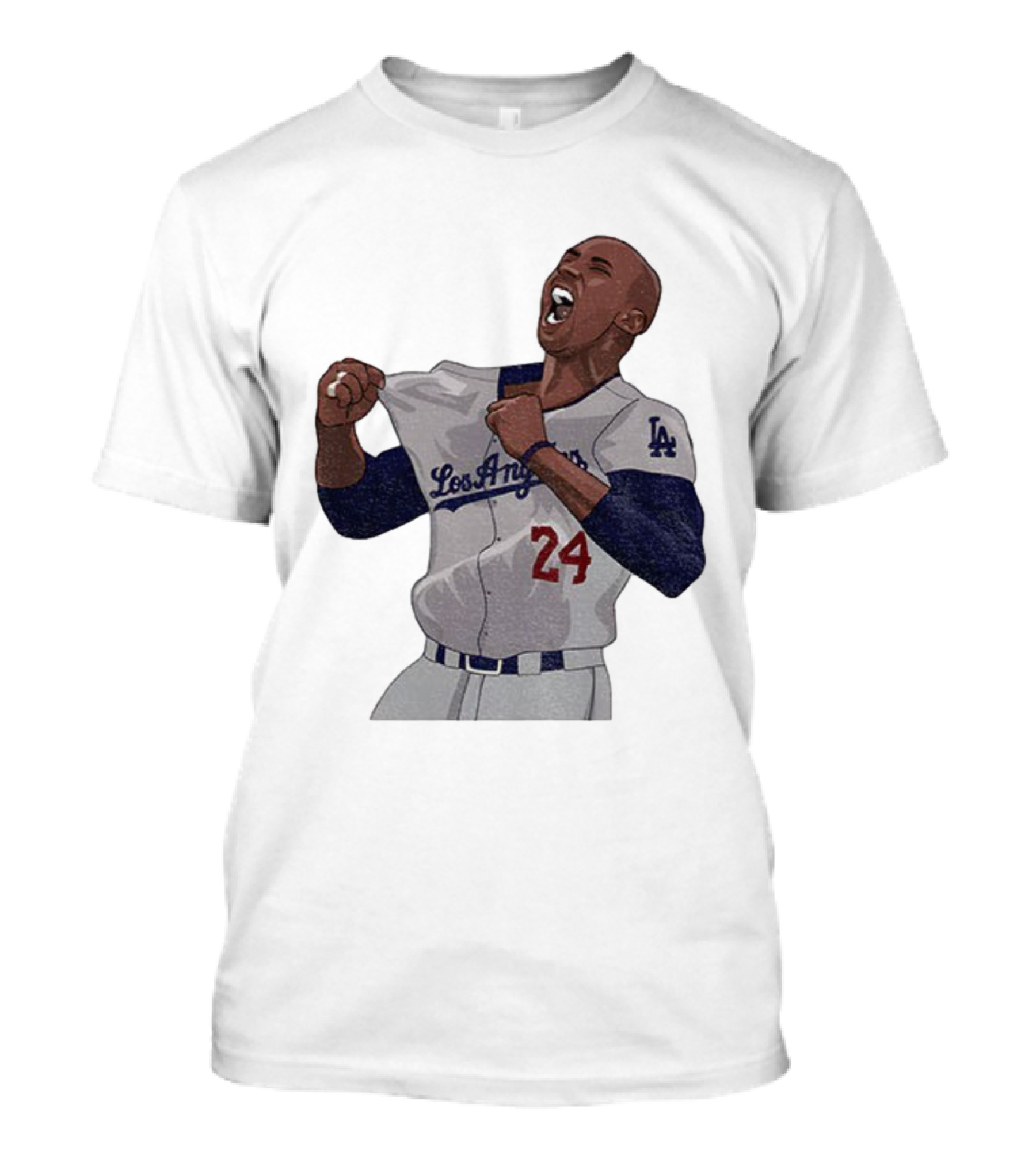 Los Angeles Mamba 24 Dodgers Iconic Tribute T-Shirt