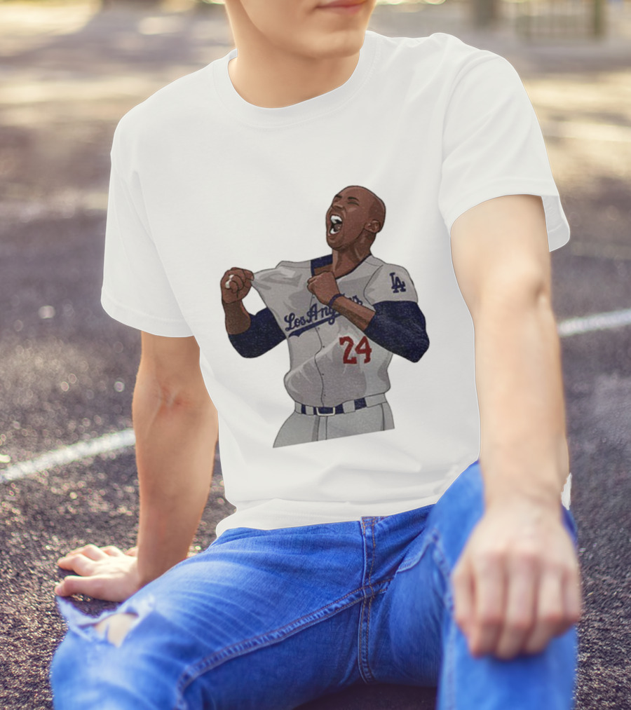 Los Angeles Mamba 24 Dodgers Iconic Tribute T-Shirt