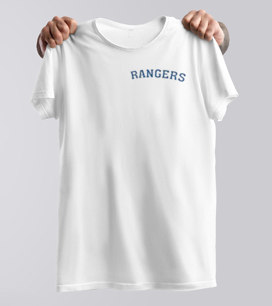Vintage New York Rangers Retro Style Wordmark T-Shirt