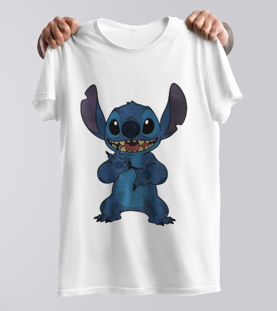 Six Seven 6 7 Meme Funny Stitch Hands Character T-Shirt