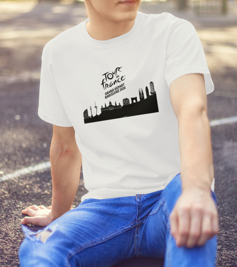 Tour De France Grand Depart Barcelone 2026 Skyline T-Shirt