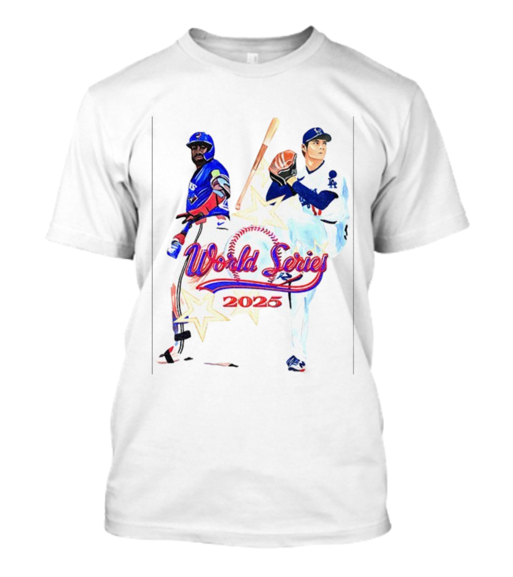 Vladdy Guerrero Jr Shohei Ohtani 2025 World Series Matchup T-Shirt