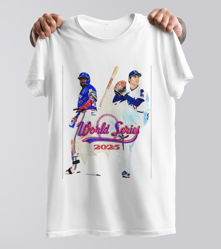 Vladdy Guerrero Jr Shohei Ohtani 2025 World Series Matchup T-Shirt