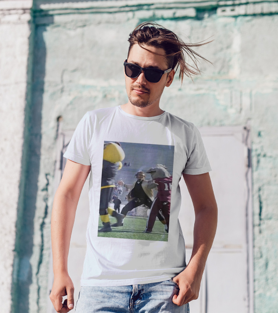 Cam Newton Versus Alabama Crimson Tide Mascot Sports Encounter T-Shirt