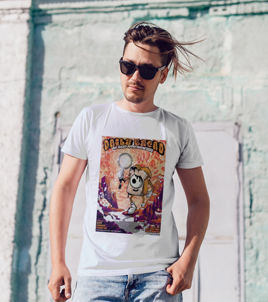 Daily Bread Red Rocks Amphitheatre 2025 By AJD X Notvcts X Professor Paws Featuring Kll Smth X Not Nope X Mux Mool T-Shirt