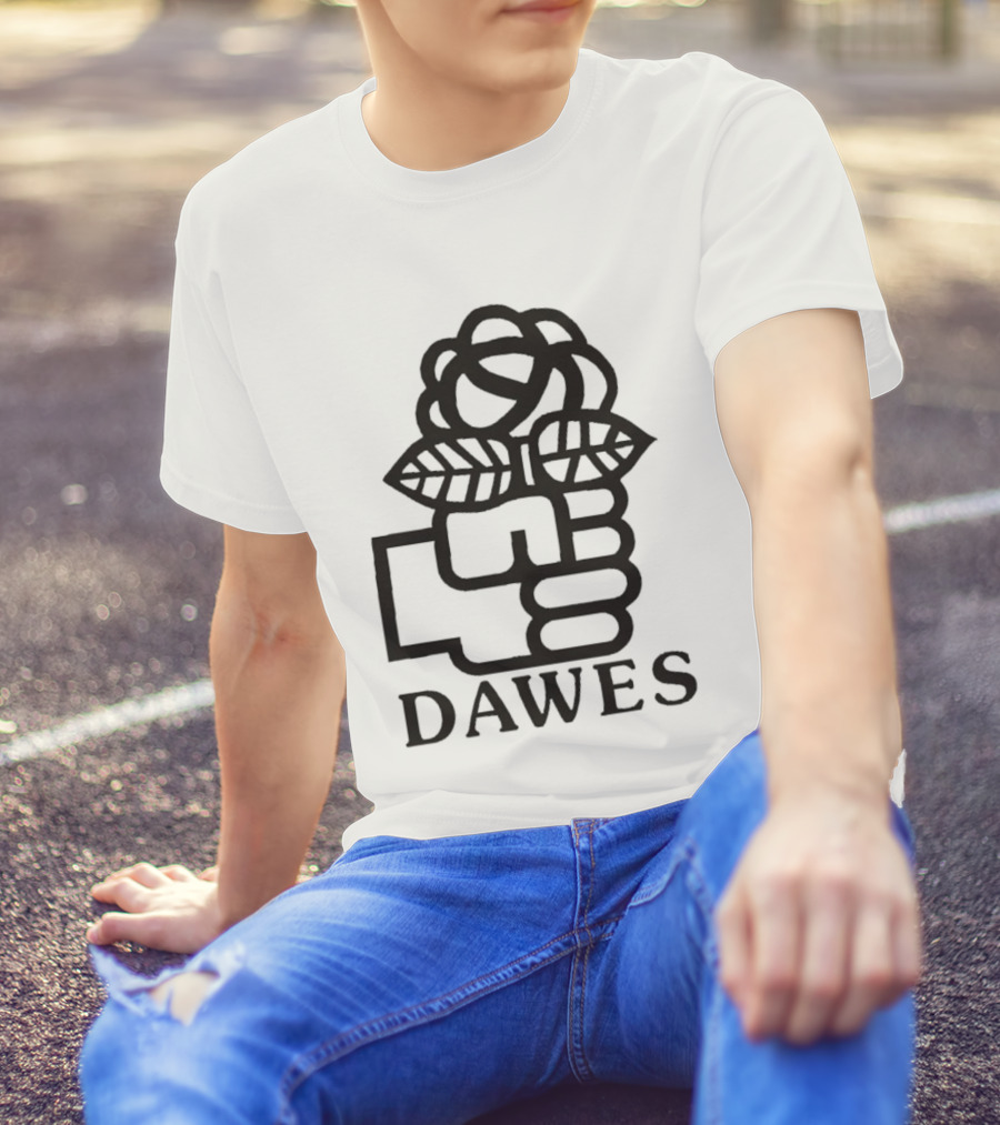 Dawes Rose Fist Symbol Icon T-Shirt