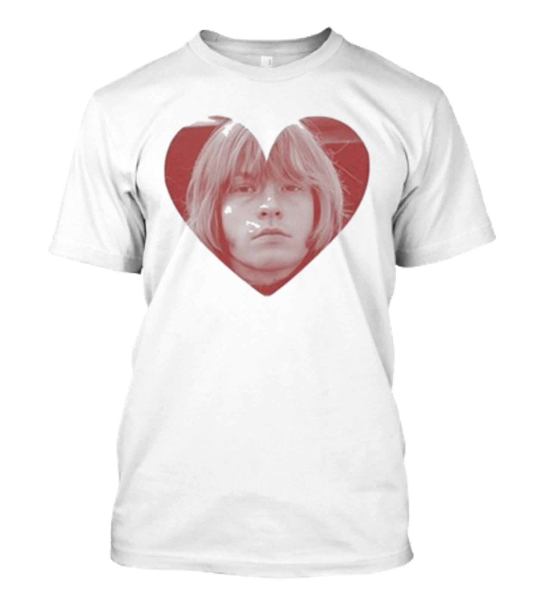 Fuct Satanic Majesty Boyfriend Vintage Heart Portrait T-Shirt