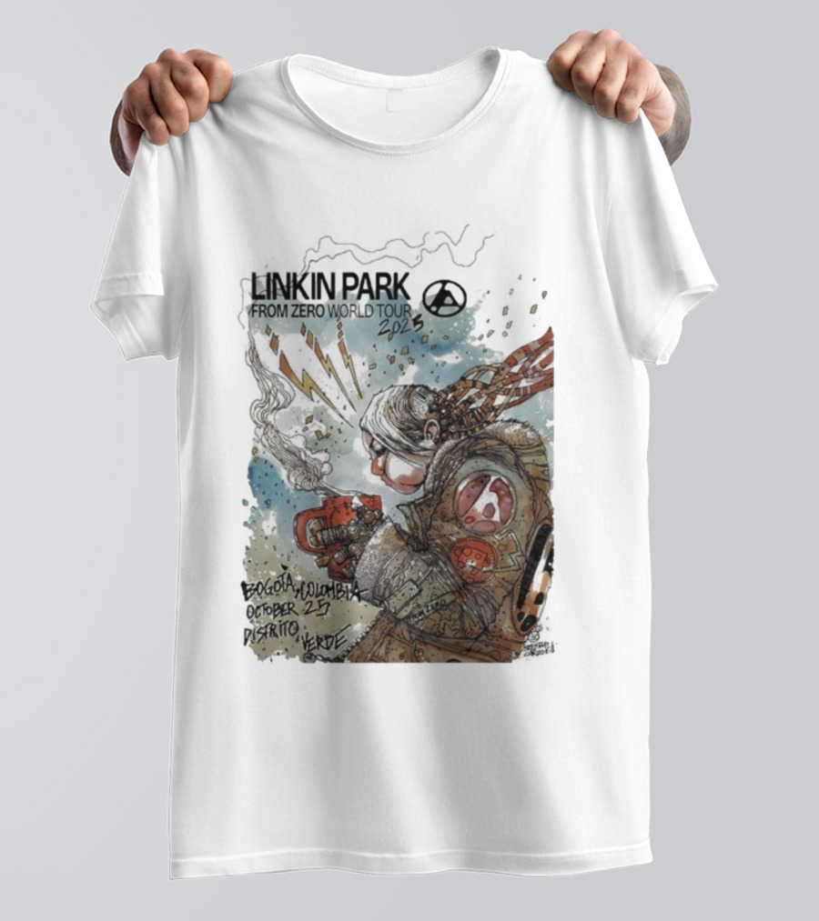 Linkin Park From Zero World Tour Bogota Colombia Distrito Verde October 25 2025 T-Shirt