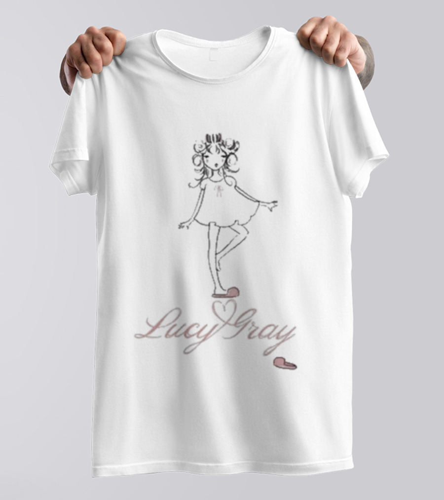 Lucy Gray Heart Doll Illustration T-Shirt