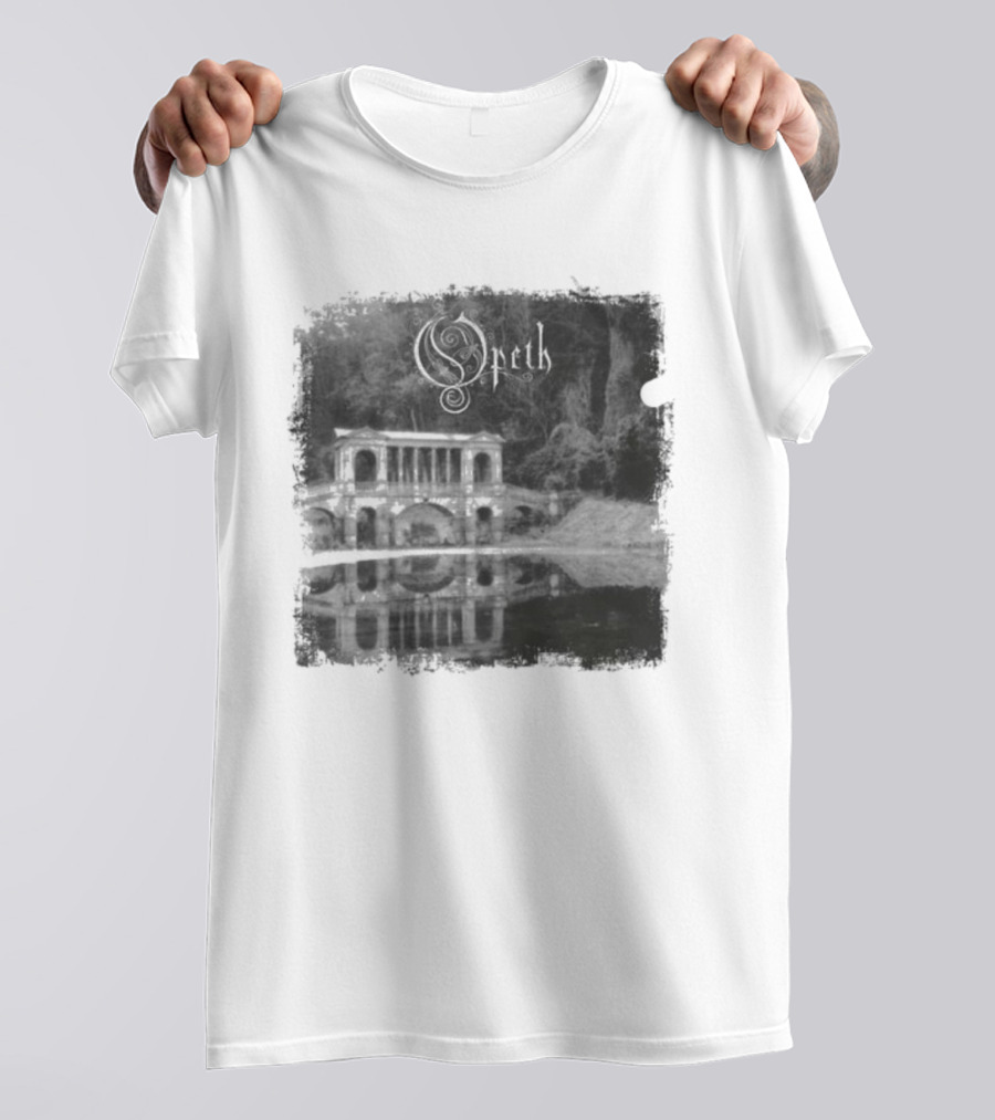 Opeth Morningrise Album Cover Art With Band Logo T-Shirt