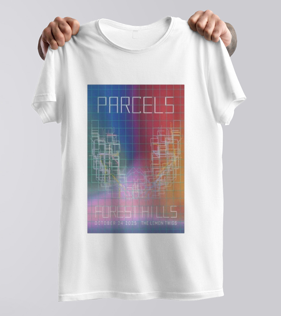 PARCELS Forest Hills October 24 2025 The Lemon Twigs Stadium Event T-Shirt