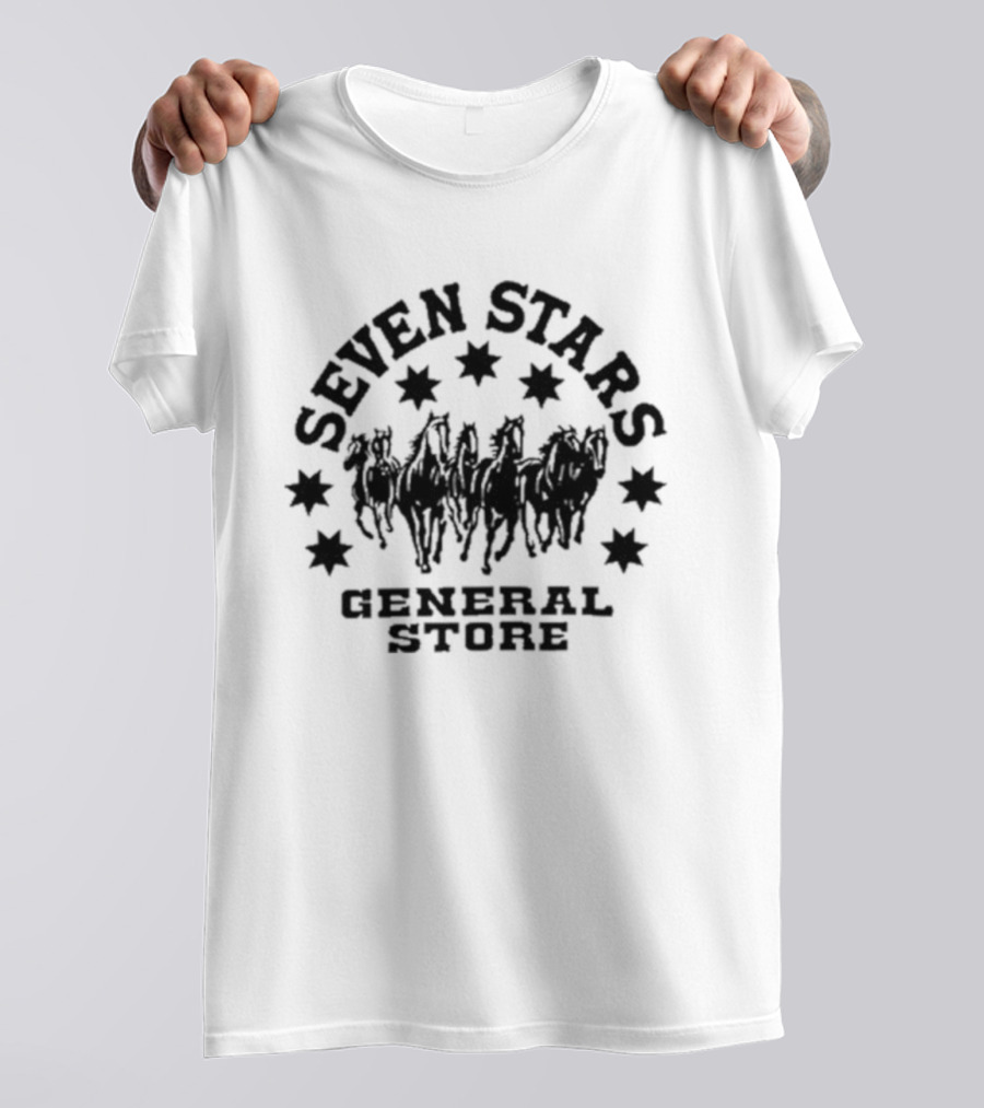 Seven Stars General Festival All Day All Night Dancing Cowboys T-Shirt