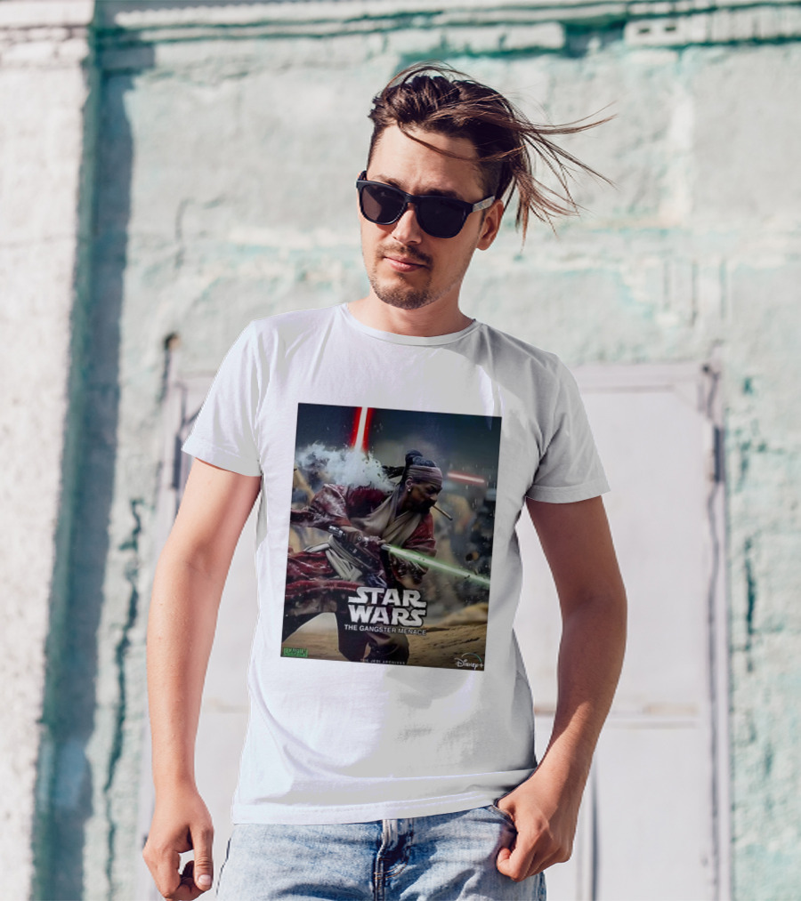 Star Wars The Gangster Menace Snoop Jedi Parody Disney T-Shirt