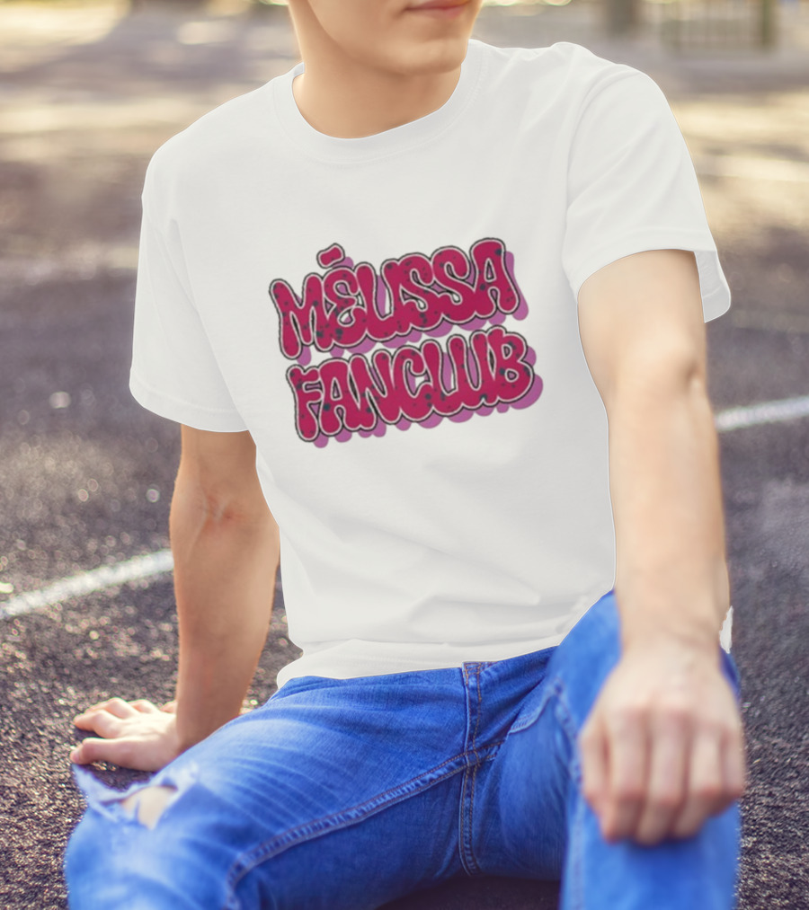 Melissa Fanclub Star Academy Plum Bubble Letters T-Shirt