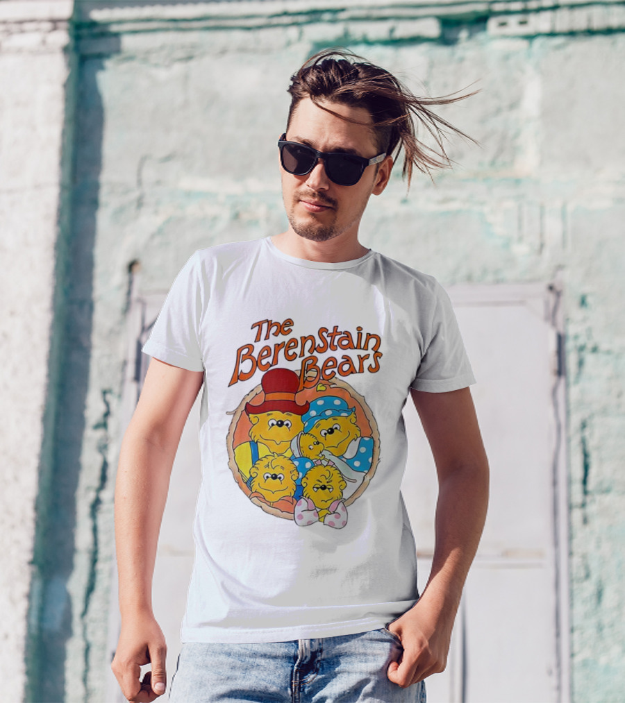 The Berenstain Bears Family Cartoon Nostalgia Vintage Style T-Shirt