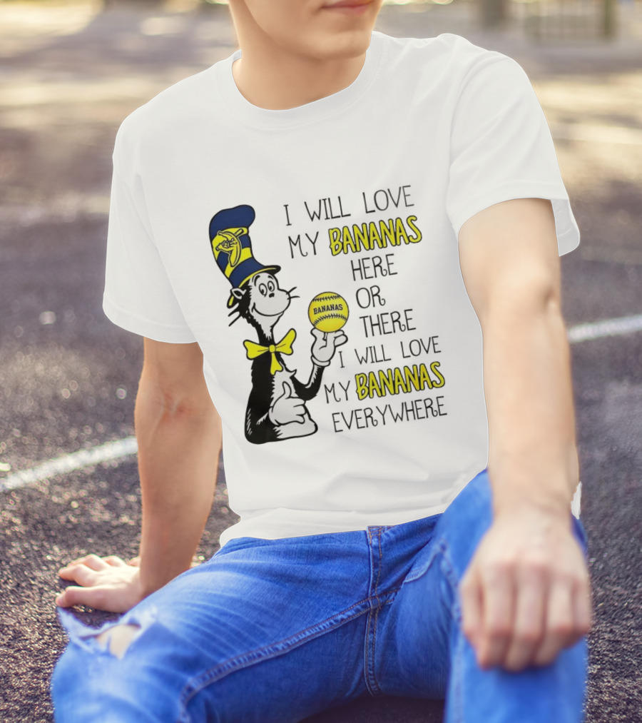 The Cat In The Hat Bananas Love My Bananas Everywhere T-Shirt